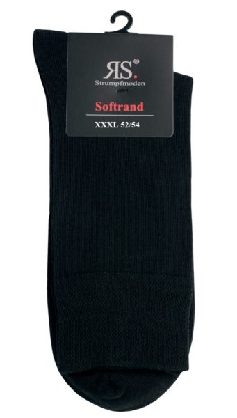 Bavlnené ponožky, XXXL, 52-54 čierne