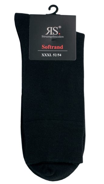 Bavlnené ponožky, XXXL, 52-54, čierne