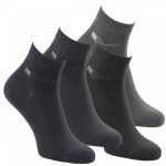 Bavlnené členkové ponožky, 47-50 sivé