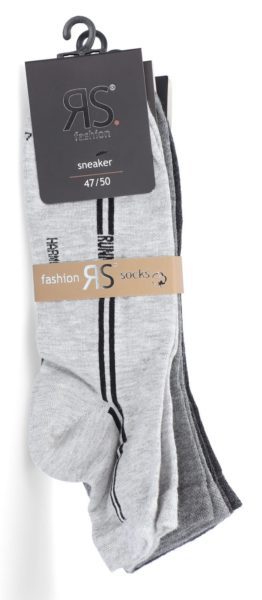 Sneaker ponožky, 47-50 sivé mix