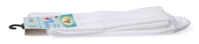 Zdravotné ponožky, bavlnené, 45-47, biele