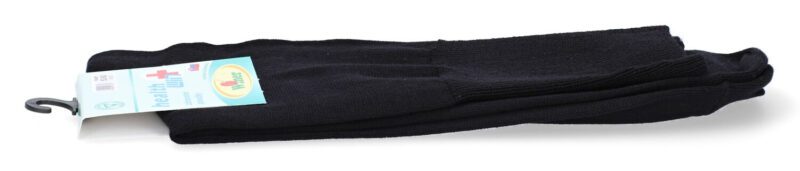 Zdravotné ponožky, bavlnené, 52-53, čierne