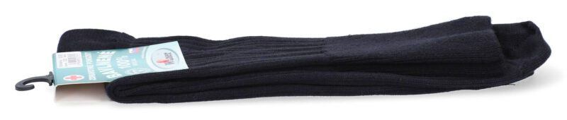 Zdravotné ponožky, 100% bavlna, 48-49, čierne