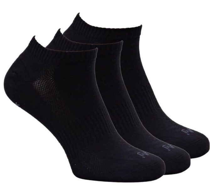 Športové sneaker ponožky, 47-50, black