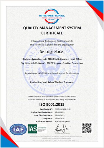 Quality management system certifikate 2