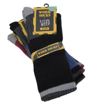 Bavlnené teplé pracovné ponožky s iontami striebra