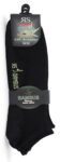 Bambusové sneaker ponožky, 50-52, čierne