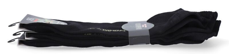 Bambusové sneaker ponožky, 50-52, čierne